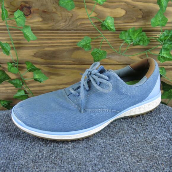 SKECHERS Women's Go Golf Sneaker Blue Fabric Sz 8.5 Medium Gently‎ Used 2025 - Picture 1 of 6